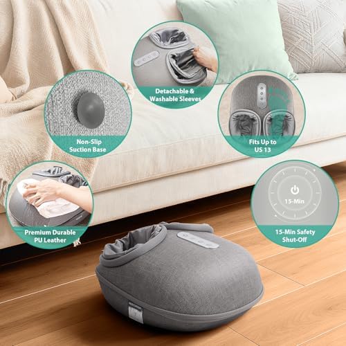 Medcursor Foot Massager with Heat, Shiatsu Deep Kneading - Image 4