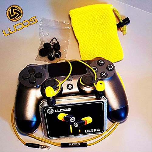LUDOS Ultra Wired Earbuds in-Ear Headphones, 5 Years Warranty, Earphones with Microphone, Noise Isolating Ear Buds, Memory Foam for iPhone, Samsung, School Students, Kids, Women, Small Ears - Yellow - Image 6