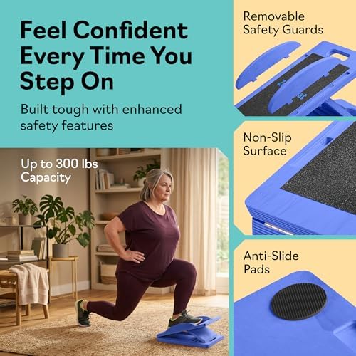 Slant Boards for Exercise, Wooden Slant Board, Calf Stretch Board with 7 Incline Angles, Velour Board, Balance Board & Calf Stretcher, Portable Incline Board for Physical Therapy, Ankle Mobility, Heel & Knees - Image 3