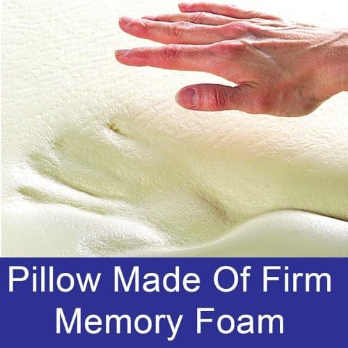 Carex Memory Foam Cervical Neck Pillow, Round - Contoured Design to Support Neck and Shoulders, Relieve Pain and Pressure, Neck Roll Pillow for Sleeping, Memory Foam - Image 3