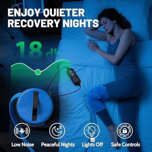 GALINAND Ice Machine for Knee After Surgery 2.0, FSA Eligible HSA, Portable Cold Therapy Machine for Knee Replacement, Ice Therapy for Post Surgery, Cryotherapy System, Ice Compression for Recovery - Image 5