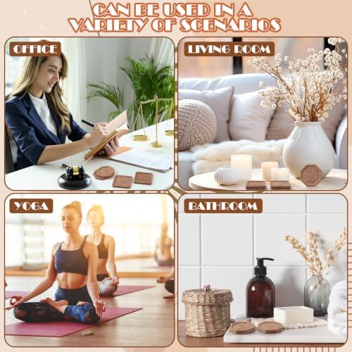 AceOrbit 4 Pcs Ceramic Passive Diffuser for Essential Oil Non Electric - Image 5