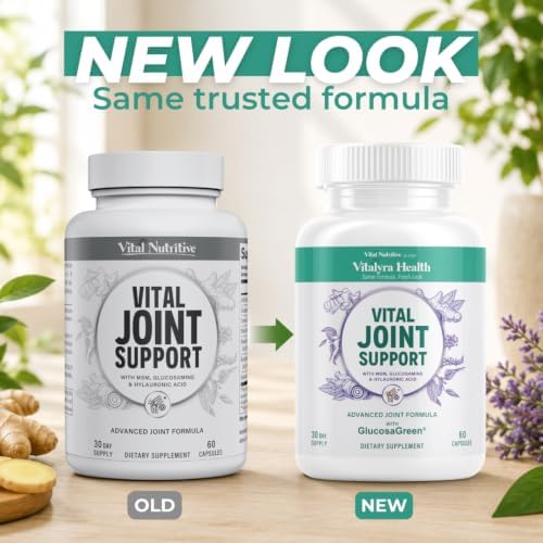 VITAL NUTRITIVE Joint Support Supplement for Men & Women, Glucosamine, MSM - Image 2