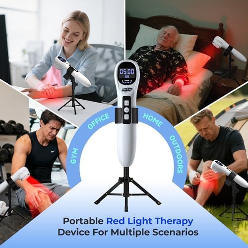 Morfone Handheld Red Light Therapy Device, Wireless Wand for Pain Relief - Image 2