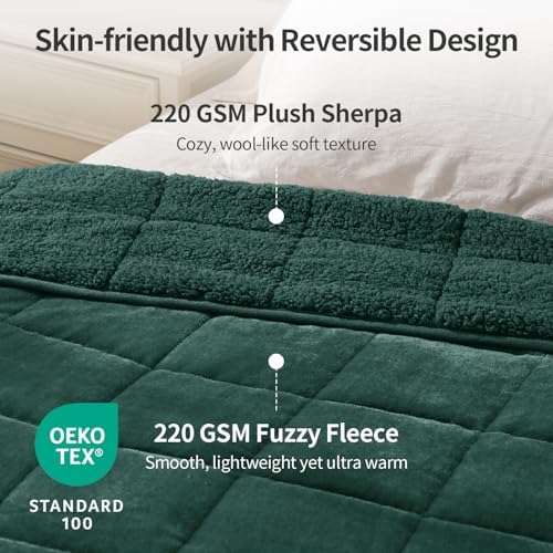 Uttermara Weighted Blankets for Adults Full Size, 15lbs 48x72 inches - Image 2