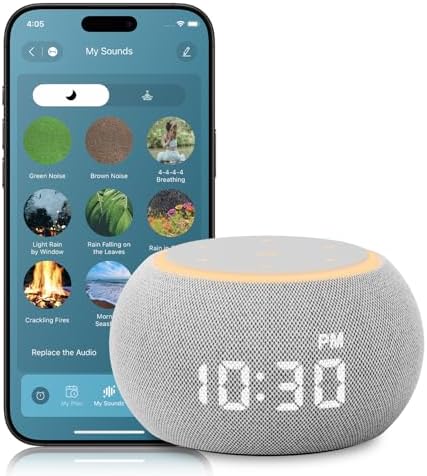 Sound Machine for Sleep Smart White Noise Machine for Adults 507 Sounds by Santebee