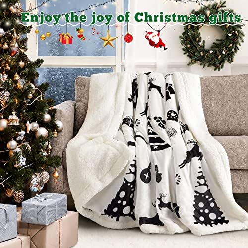 LBRO2M Sherpa Fleece Bed Blanket Super Soft Plush Warm Throw Twin 65"X90" - Image 6