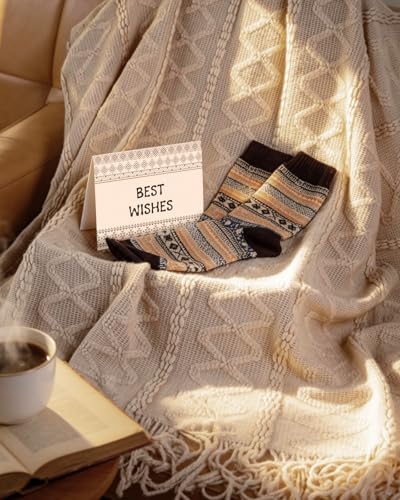 Boho Spa Gift Basket for Women with Soft Blanket - Image 3