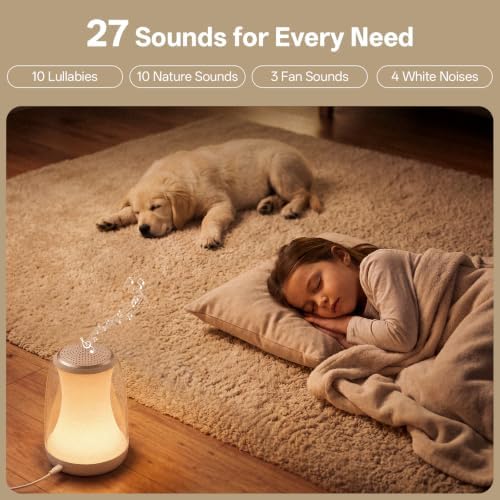 White Noise Sound Machine for Sleep Night Light Baby Remote/Touch Control - Image 4