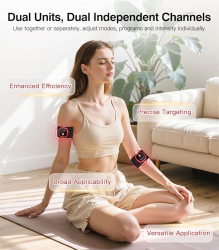 Portable Wireless EMS & Tens Unit Muscle Stimulator for Pain Relief - Image 4