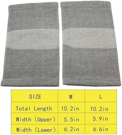 JUMISEE (One Pair Cotton Knee Sleeves for Knee Support, Circulation Improvement & Pain Relief Compression Knee Brace - Image 7