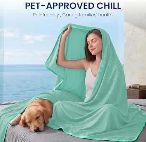 Topcee Cooling Blanket Throw 50"x70" for Hot Sleepers Summer Blanket - Image 3
