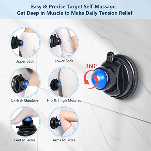 Wall-Mountable Massage Ball 2 pack Muscle Massage Roller for Pain Relief - Image 3