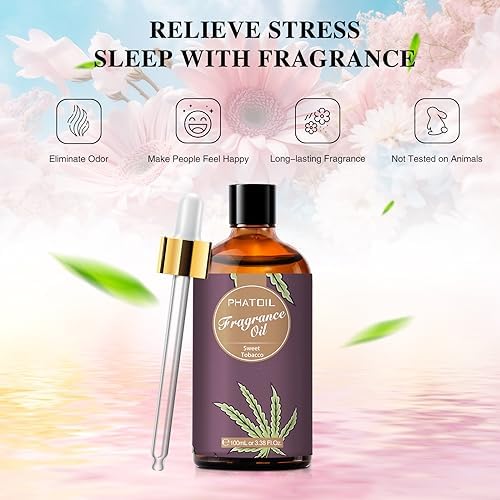 PHATOIL Sweet Tobacco Fragrance Oil for Diffuser Aromatherapy 3.38FL.OZ - Image 5