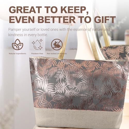 Spa Luxetique Tahiti Island Gift Baskets for Women Birthday Day GiftsGifts for Women Birthday Day Gifts Bath and Body Gift Sets 11pcs Bath Sets for Women Gift Mother's Day Gifts - Image 5