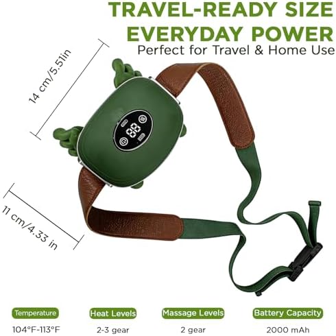 Neck Massager with Remote Control, Shoulder Massager with Heats - Image 2