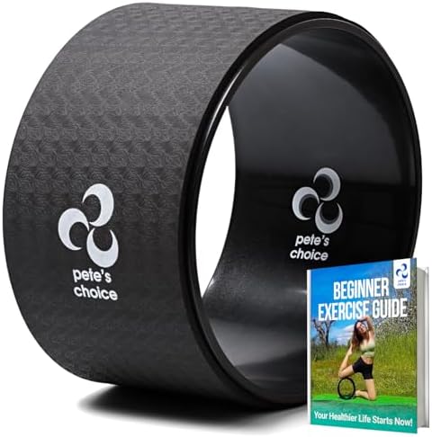 Yoga Wheel Set - Extra Wide Jumbo Wheel & Mini Massage Wheel by pete%27s+choice