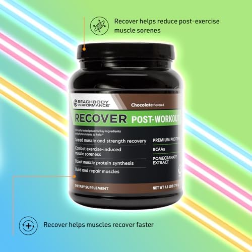BODi Recover Post Workout Whey Protein Powder - Chocolate, 20 Servings - Image 5