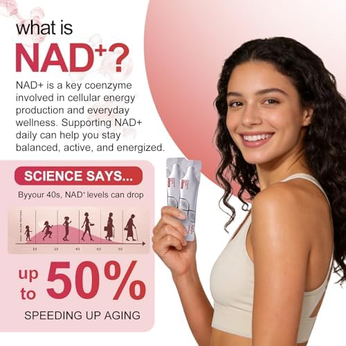 Updated NAD Plus 1000mg Liquid Supplement for Women & Men, 30 Packets - Image 5