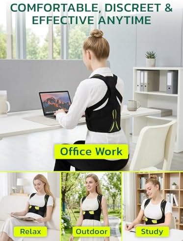 AOFIT Posture Corrector for Women for Rounded Shoulders Hunchback Black - Image 4