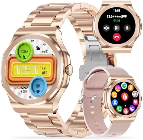 Smart Watches for Men Women,Fitness Tracker with Bluetooth Calling by KALPADIVES