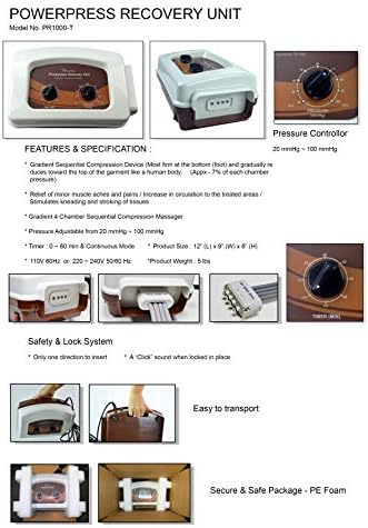 Compression Massage System w/Arm Sleeve with Shoulder Strap Set - Image 7
