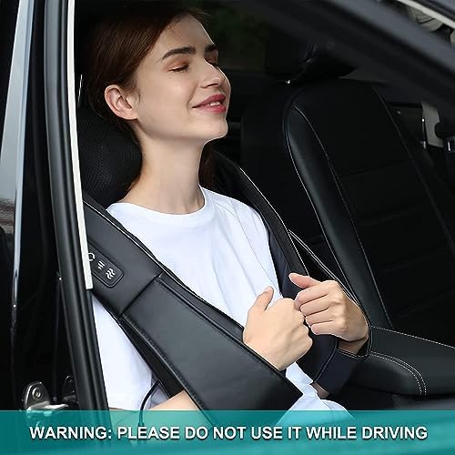 cotsoco Neck Massager, Shiatsu Shoulder and Back Neck Massager with Heat, Neck Massager Pillow for Neck for Body Muscle Pain Relief, Neck Massager Gifts for Mom Dad Women Men, Home, Office Car Use - Image 6