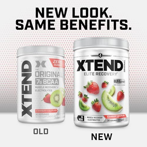 Xtend Original BCAA Powder with Zero Sugar, Strawberry Kiwi Splash, 30 Serv - Image 3