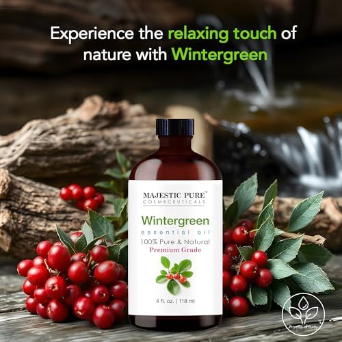 Majestic Pure Wintergreen Essential Oil for Diffuser - 4 Fl Oz - Image 4
