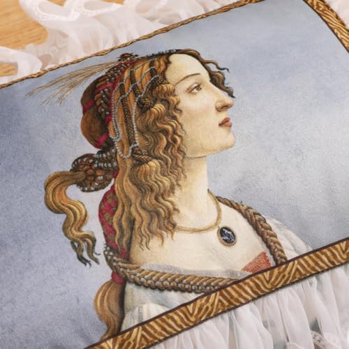 patdrea Designer Velvet Throw Pillow Cover,Set of 2,12"x28"-Botticelli A - Image 4