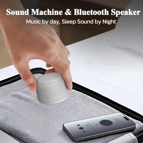 REACHER Travel White Noise Sound Machine, Small Bluetooth Speaker for Sleep - Image 3