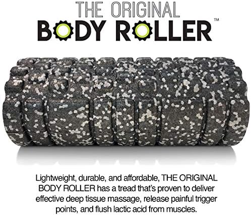 The Original Body Roller - High Density Foam Roller Massager for Deep Tissue Massage of the Back and Leg Muscles - Self Myofascial Release of Painful Trigger Point Muscle Adhesions - 13" Multi - Image 2