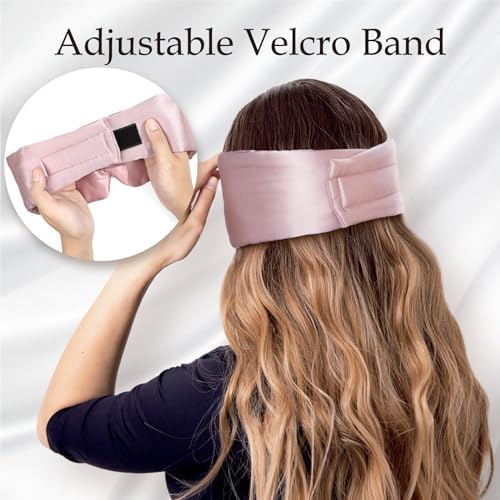 Zenssia 100% Mulberry Silk Sleep Mask Eye Mask for Men and Women, Light Plum - Image 4