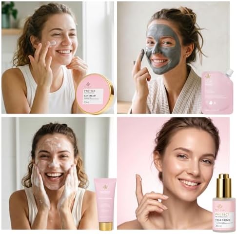Gifts for Women, 32 Pcs Rose Bath and Body Gifts Basket Set for Women - Image 7