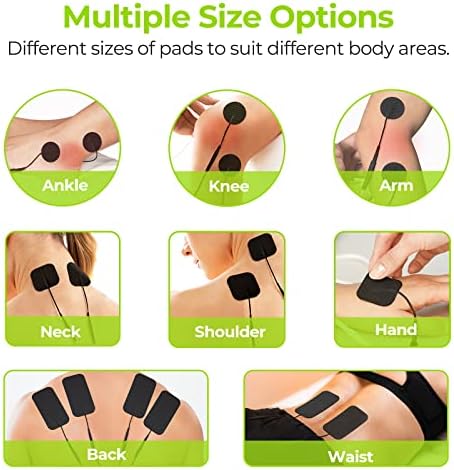AUVON TENS Unit Replacement Pads Combination Set, Latex-Free, 20 Pcs - Image 6