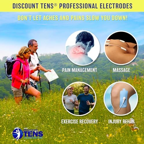 Discount TENS Pads Compatible with HealthMateForever, 2mm Pin, 8 Pack - Image 3