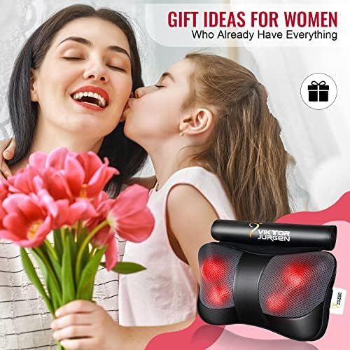 VIKTOR JURGEN Shiatsu Back Massager with Heat, Deep Tissue for Pain Relief - Image 6