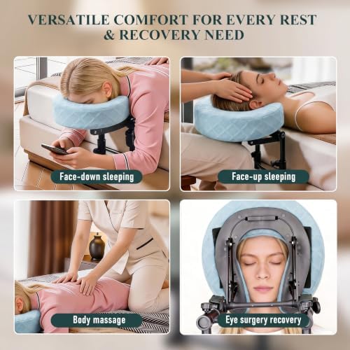 Massage Headrest for Bed, Face Down Massage Pillow & Face Cradle - Image 3