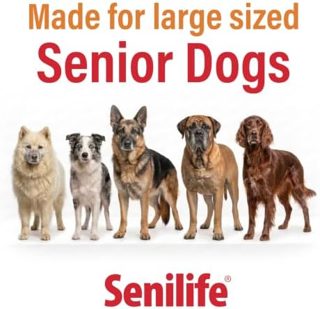 Senilife XL Cognitive Support Capsules for Senior Dogs, Brain Health & Cognitive Function Supplement for Large Breeds, Supports Memory, Learning & Mental Alertness, 30 Capsules - Image 7