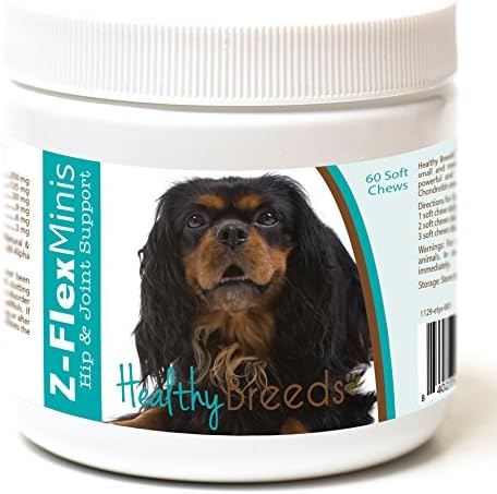Healthy Breeds English Toy Spaniel Z-Flex Minis Hip and Joint Support Soft Chews 60 Count by HealthyBreeds