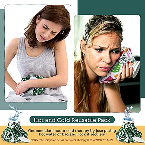 Shihanee 3 Pcs Ice Bags for Injuries Reuse, Green, Hawaii Style - Image 5