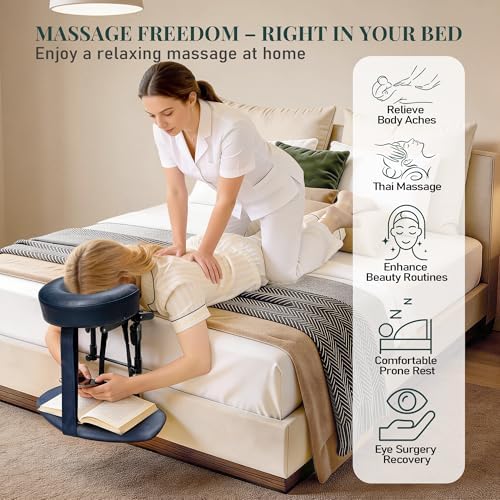 Massage Headrest for Bed, Face Down Massage Pillow & Face Cradle - Image 2