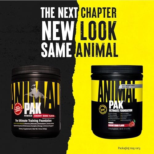 Animal Pak Multivitamin Powder All-in-1 Supplement | Cherry Bomb 60 Serving - Image 2