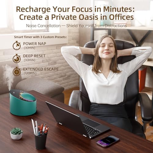 Sound Machine & Aroma Diffuser Pro 4-in-1 Sleep System, Premium Metal Shell with Schumann Resonance &Night Light, White Noise &50+ Natural Sounds -for Sleep, Focus, Relaxation -Adults Kids Baby - Image 6