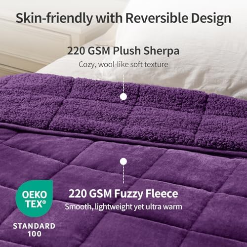 Uttermara Weighted Blankets for Adults King Size, 15lbs 80x87 inches - Image 2