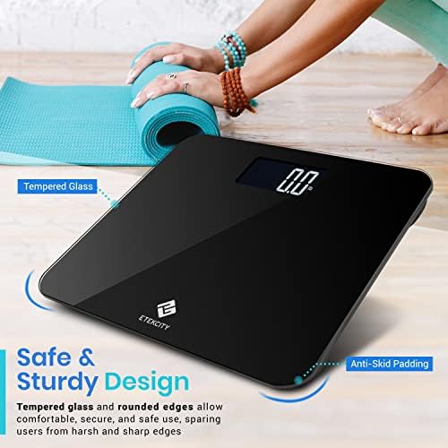 Etekcity Digital Body Weight Bathroom Scale, 440 lb Extra Wide Platform - Image 5