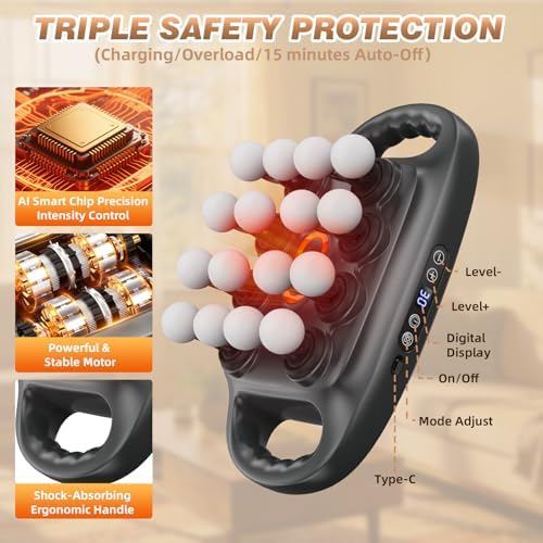 16 Head Massage Gun Deep Tissue Percussion Muscle Massager for Full Body - Image 6