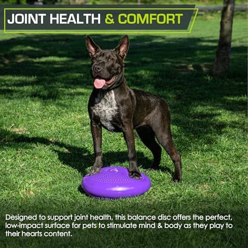 ProsourceFit Core Balance Disc, Inflatable Wobble Cushion with Hand Pump, Dual-Textured Non-Slip Surface for Core, Balance, and Stability Training, 14-inch - Image 5