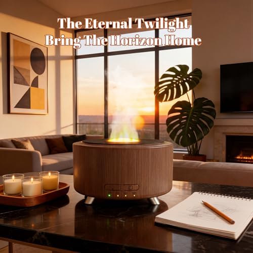 500ML Retro Vinyl Essential Oil Diffuser for Home - Image 4