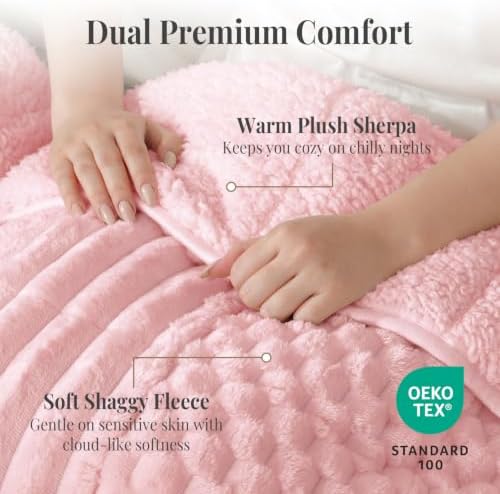 Topblan Weighted Blanket for Adults Queen Size 60 x 80 15lbs, Sherpa Fleece - Image 2